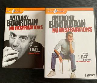 Anthony Bourdain: No Reservations 2007 4 Dvd Set,  Travel Channel Rare And Oop