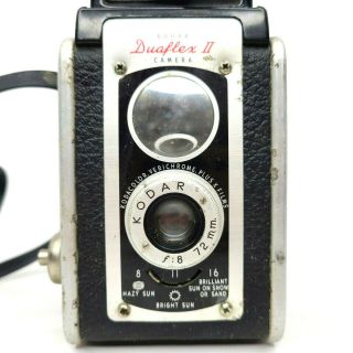 Kodak Duaflex Ii Antique Film Kodet Lens 620 Black Camera Vintage