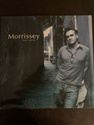 Morrissey Take A Bow Pink Colored Lp Rare Oop Smiths Nm/vg