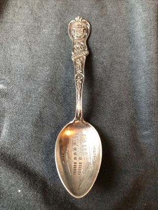 Sterling Silver Collector Spoon Us Denver Colorado