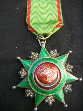 Wwi Military Ottoman Empire Turkey The Order Of Osmanie Nishan Gold Silver Rare
