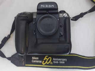 Nikon F5 35mm Slr Autofocus Camera Body Limited Edition Rare 50th Anniversary