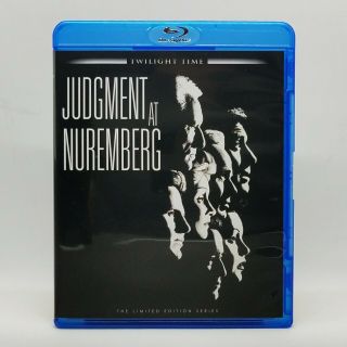 Judgment At Nuremberg (1961) Like Blu - Ray Twilight Time,  Rare Out - Of - Print