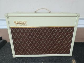 Vox Ac15c1 Tube Amp Rare Limited Edition White &