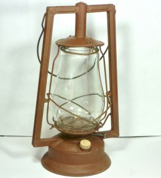 Vintage Dietz Victor Hurricane Oil Kerosene Lamp Lantern Light Antique Tools Old