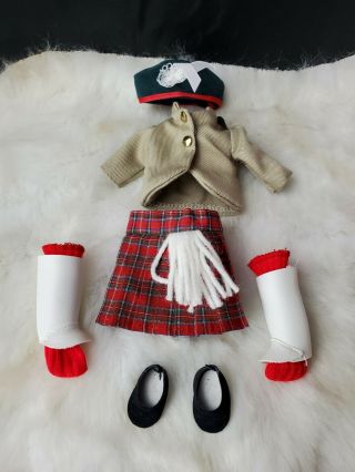 Vintage Doll Clothes Ginger Ginny Madame Alexander 8 Inch Scotland Scottish