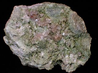 PINK Grossular Garnet Group,  Rare,  Jeffrey Mine Asbestos Quebec Canada 2