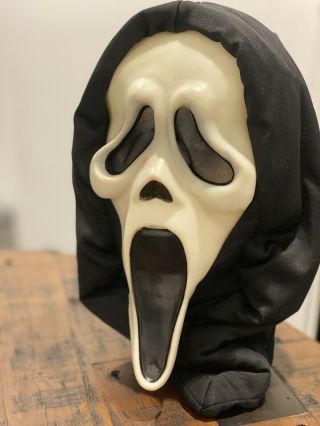 Scream Mask Fantastic Faces Fun World Gen 1/2 Ghost Face Rare Deluxe Hood 2