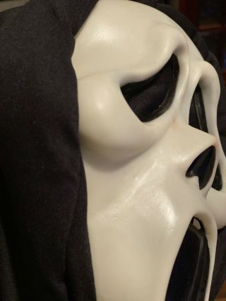 Scream Mask Fantastic Faces Fun World Gen 1/2 Ghost Face Rare Deluxe Hood 6