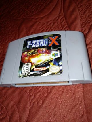 F Zero X (nintendo 64,  1998) Authentic N64 Cart Rare Racing