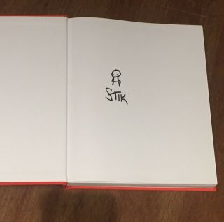 STIK Rare Signed & Doodled Book,  Yellow Poster 1st Ed 2015 with Receipt 4