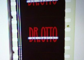 Rare 35mm Trailer Dr.  Otto And The Riddle Of The Gloom Beam 1985 Jim Varney