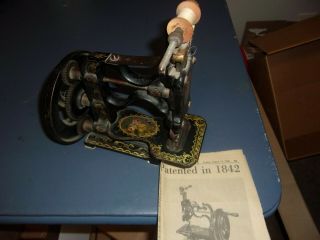 Rare nettleton raymond sewing machine cast iron 6