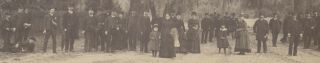 Antique Cabinet Photo - early 1900s? Large Group of People - Jacksonville FLA 2