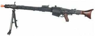 Agm - Mg42 Airsoft Gun - Full Metal,  Real Wood - Rare