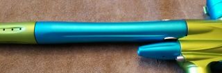 Rare Planet Eclipse EGO 10 Paintball Marker Gun Poison Green Blue,  Case & 5