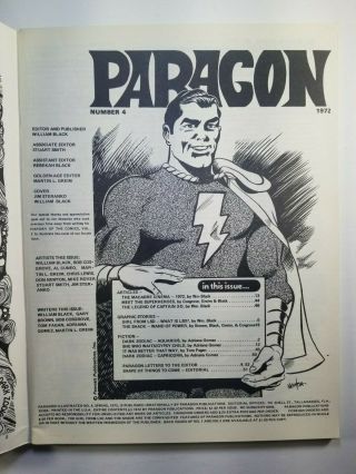PARAGON ILLUSTRATED 4,  STERANKO COVER,  1972.  RARE 3
