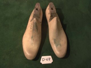 Vintage 1942 Pair Size 9 D Us Navy M & T Lynn Shoe Industrial Lasts D - 68