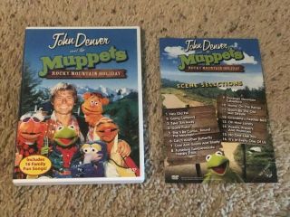 John Denver And The Muppets Rocky Mountain Holiday Dvd Rare Christmas Family
