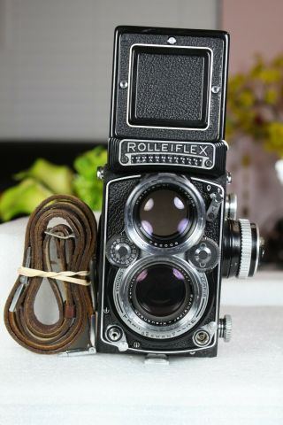 Rare - Ex - Vintage Rolleiflex 2.  8 E Tlr Camera & Schneider Kreuznach 80/2.  8 Xenotar