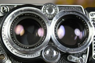 RARE - EX - Vintage Rolleiflex 2.  8 E TLR camera & Schneider Kreuznach 80/2.  8 Xenotar 2