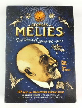 Georges Melies First Wizard Of Cinema 1896 - 1913 Dvd 5 - Disc Set Very Rare Oop Htf