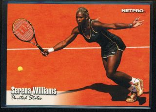 2003 Netpro Glossy /5000 Tennis Serena Williams Rookie Rc G - 1 Rare