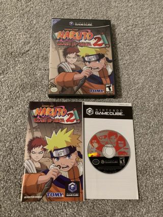 Rare Naruto: Clash Of Ninja 2 Nintendo Gamecube Completed