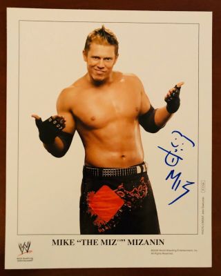 The Miz Mike Mizanin 8x10 Color Wrestling Wwe First Promo Photo P - 1154 Rare Wwf