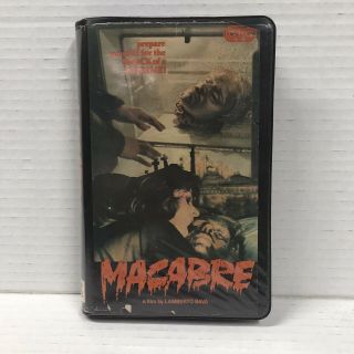 Macabre - A Film By Lamberto Bava - Rare Release - 70s 80s Thriller Horror