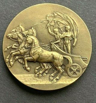 1908 London Olympic Games Participation Medal - Rare Bronze Version 2