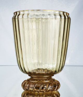 Emile Gallé Rare Vase " E.  Gallé Nancy Paris Déposé Gg " Cristal 1890 Art Nouveau