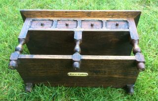Antique Miniture Oak Chest/Sideboard Buffet - Possible Apprentice Piece 2