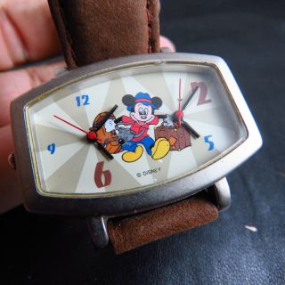Disney Mickey Mouse Dual Time Quartz Men Watch