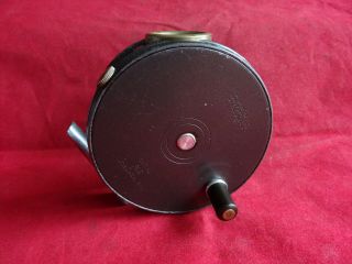 A Good Rare Hardy Perfect 3 7/8 " Taupo Fly Reel With Nickel Guard 1958 To 1962