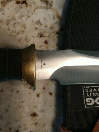 Extremely rare SOG Tech II Bowie Knife with hand ground AUS - 8A steel blade 5
