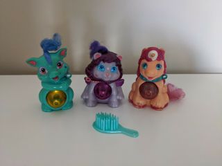 Vtg 1995 Hasbro “my Little Genies: Pets” Anya,  Suki,  & Zyra - Rare