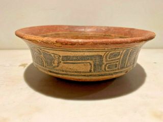 Pre - Columbian Mayan Pottery,  Authentic And Rare,  Museum Piece