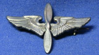 Wwii Sterling Army Air Forces Officer Insignia By Walter Lamp Rare
