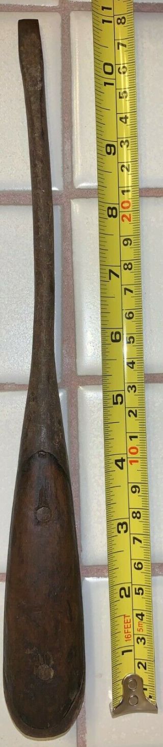 Antique Wood Handle Flathead Screwdriver Over 100 Years Old