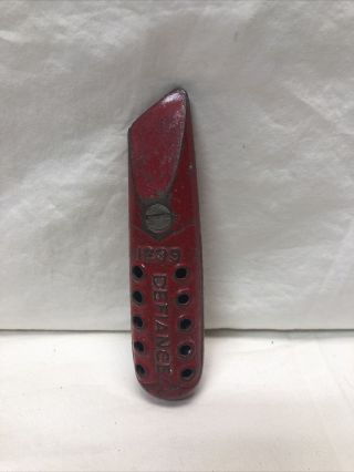 Antique 1299 Defiance Utility Blade Box Cutter Knife