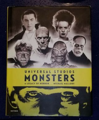 Universal Studios Monsters By Michael Mallory (2009,  Hardcover) Rare Lon Chaney