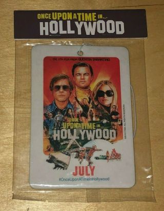 Once Upon A Time In Hollywood Car Air Freshener Limited Edition Rare Collectible