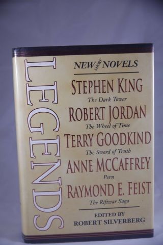 Signed (x8 Authors 10 Signatures Total) Legends Edited By Robert Silverberg Rare