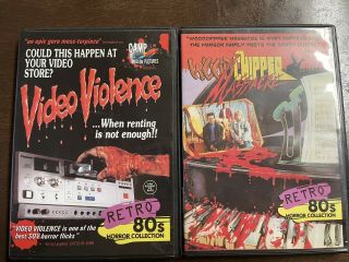 Woodchipper Massacre & Video Violence Dvd Rare Oop Camp Motion Pictures Like