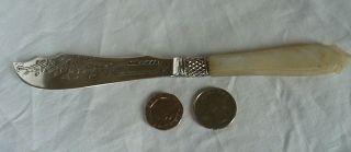 Spreader Victorian Sterling Silver M Of P Handle Sheffield 1876