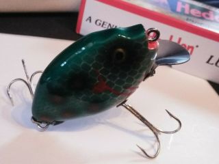 Heddon Green Scale,  Spots Pumpkinseed 9630 Special Order Colors Fishing Lure Htf