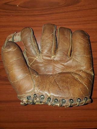 Vintage/rare Continental Sporting Goods P40125 Hal Gregg Baseball Glove/mitt