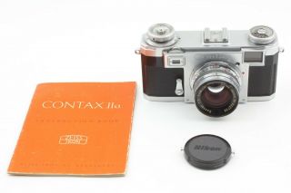 DHL [CLA ' d RARE Near MINT] Contax IIa Zeiss Ikon Film Camera 50mm F2 Lens Japan 2