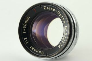 DHL [CLA ' d RARE Near MINT] Contax IIa Zeiss Ikon Film Camera 50mm F2 Lens Japan 5